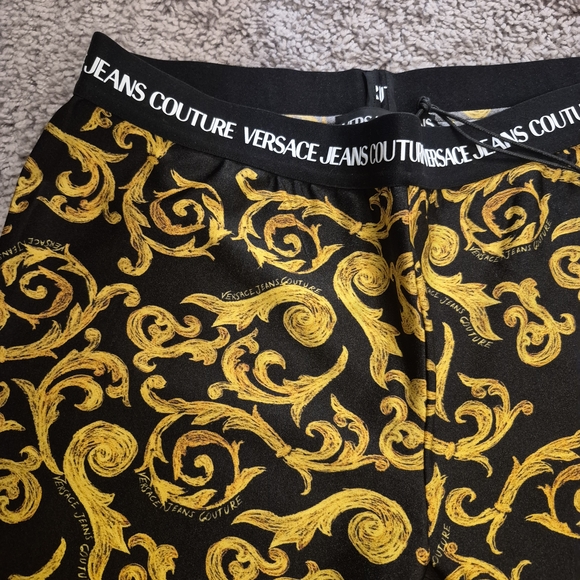 Versace Jeans Collection Black and Gold Shorts - Picture 2 of 2